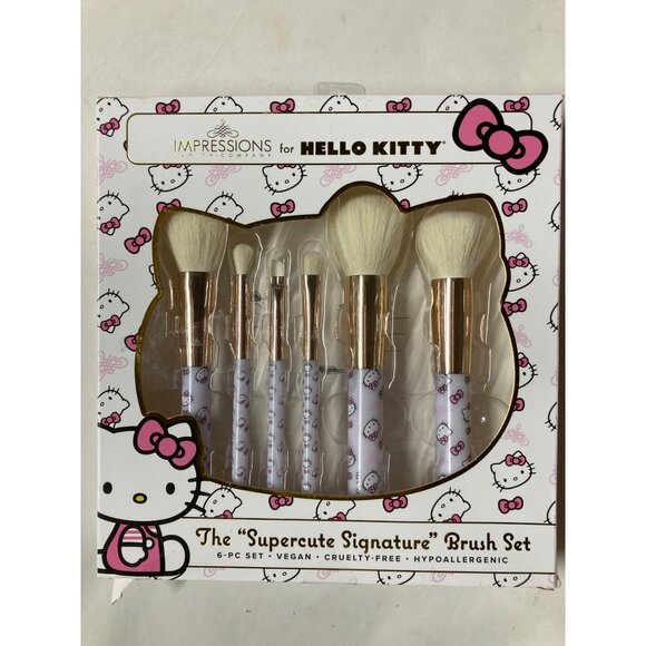 Hello Kitty Brush Set's Impressions  X 4 Limited Edition New With Box - Picture 4 of 9